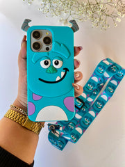 3D Sulley Case with Hanger