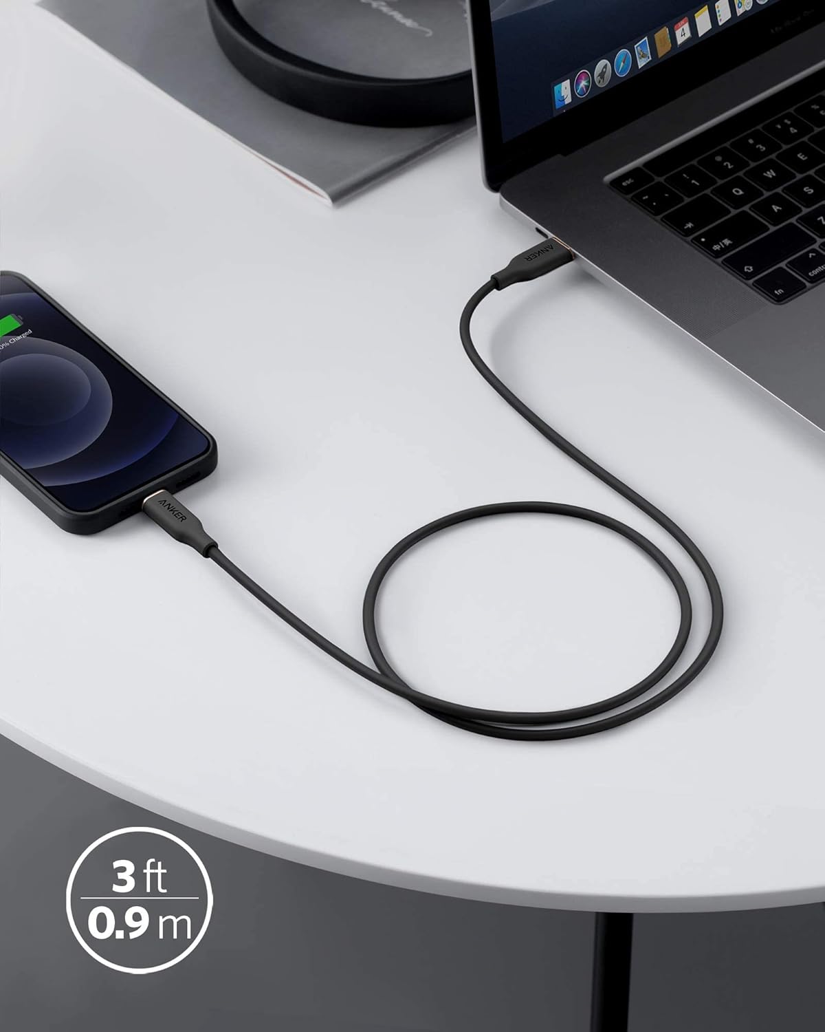 Anker PowerLine III Flow, USB C to Lightning Cable