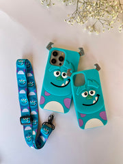 3D Sulley Case with Hanger