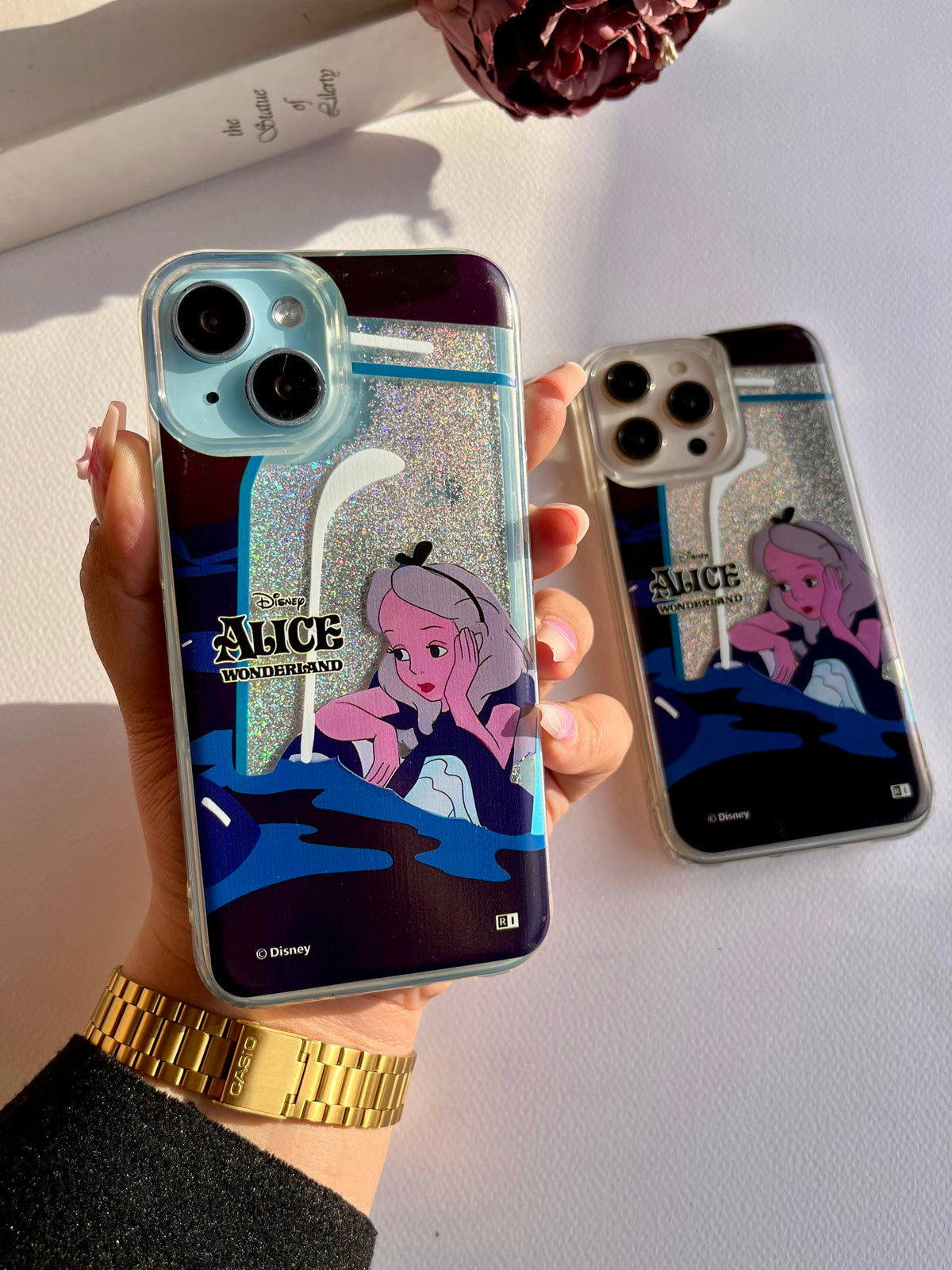 Disney Liquid Glitter Case