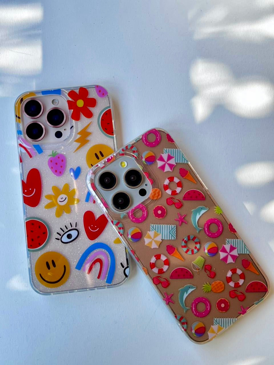 Transparent Glitter Case 2