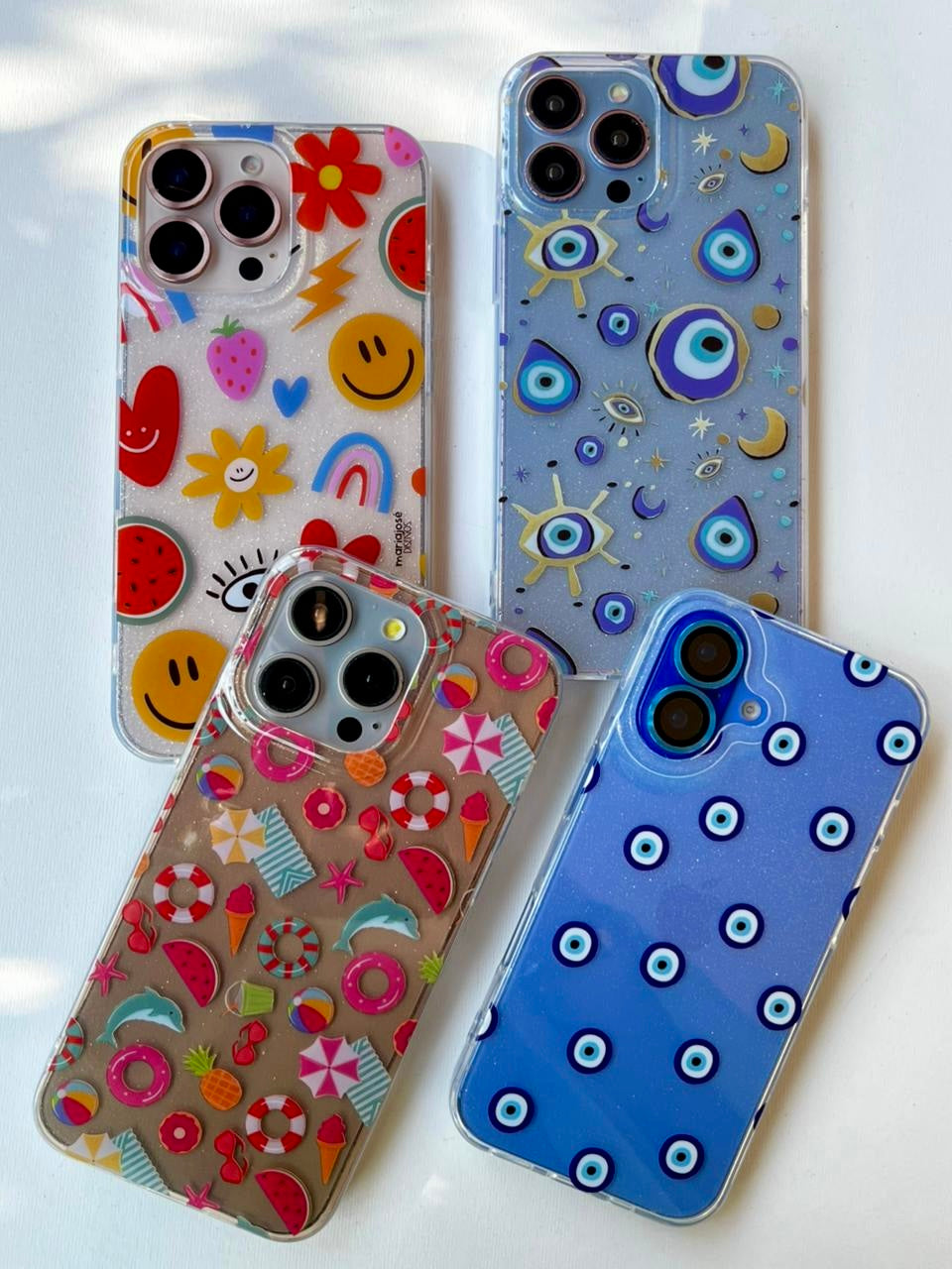 Transparent Glitter Case 2
