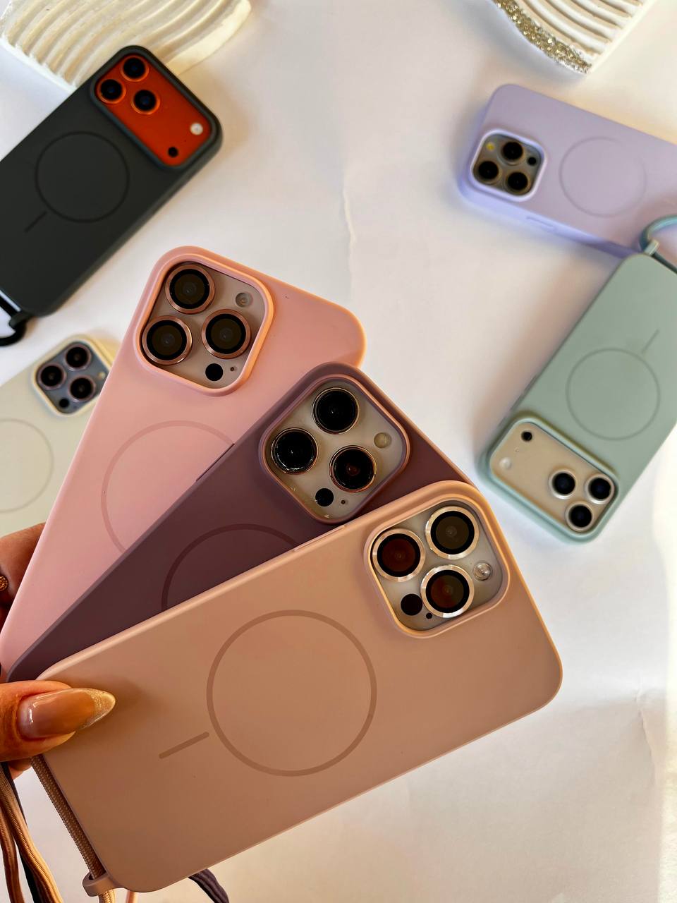 Silicone MagSafe Case with Hanger