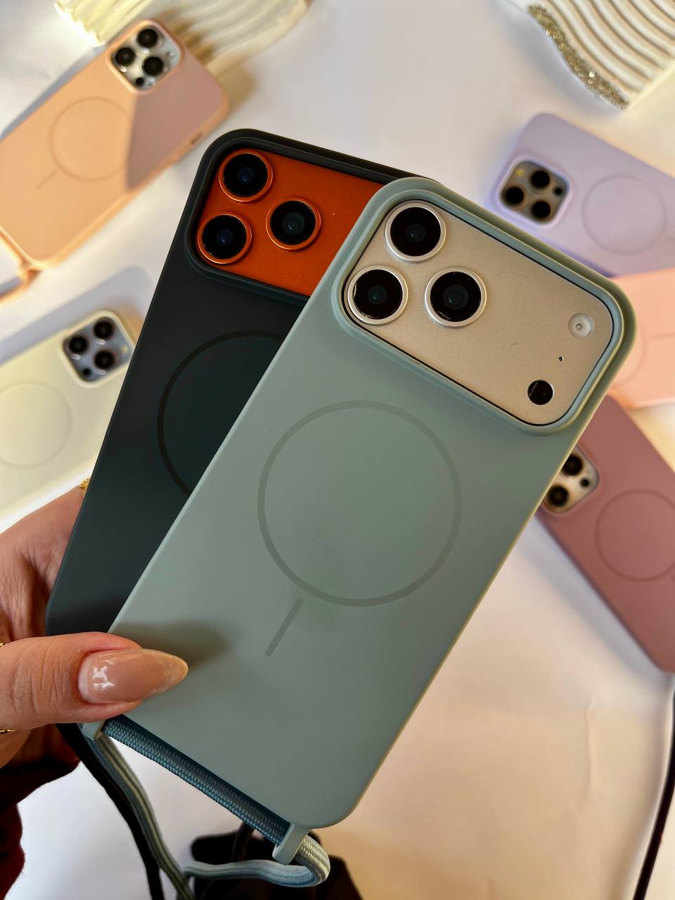 Silicone MagSafe Case with Hanger