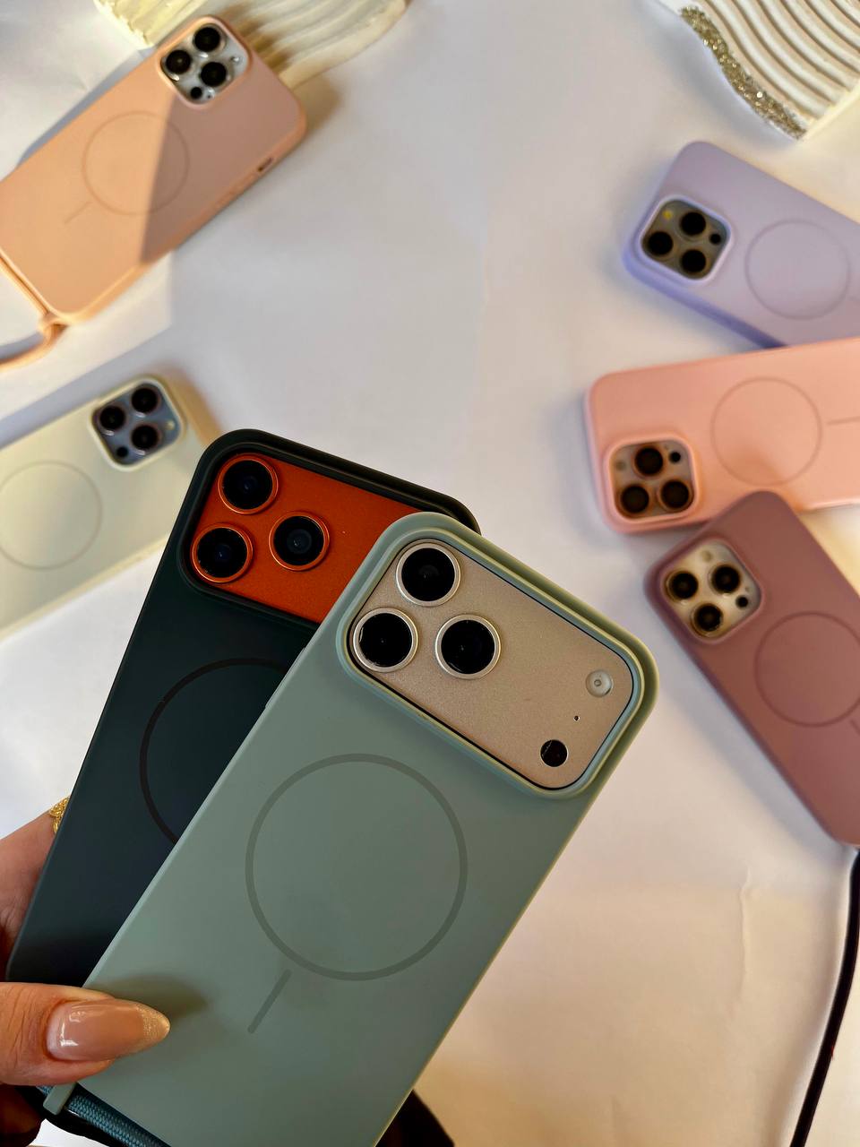 Silicone MagSafe Case with Hanger