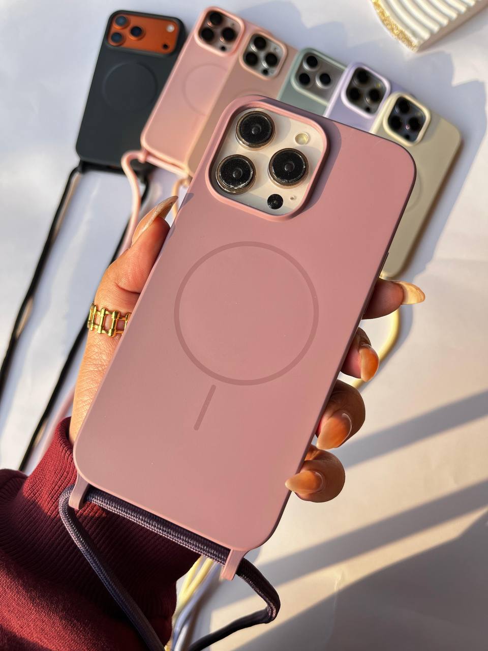 Silicone MagSafe Case with Hanger