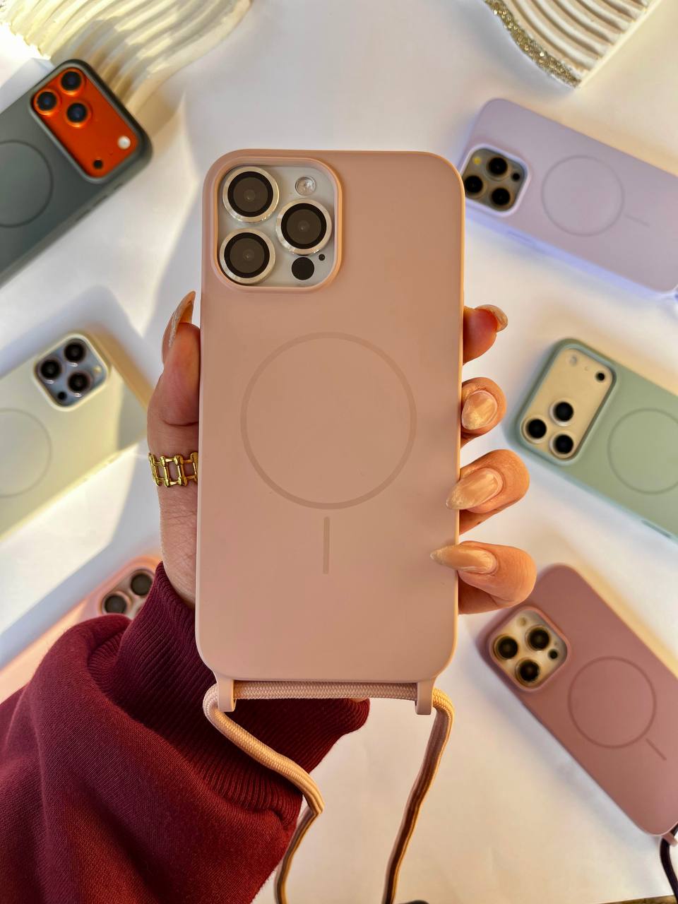 Silicone MagSafe Case with Hanger