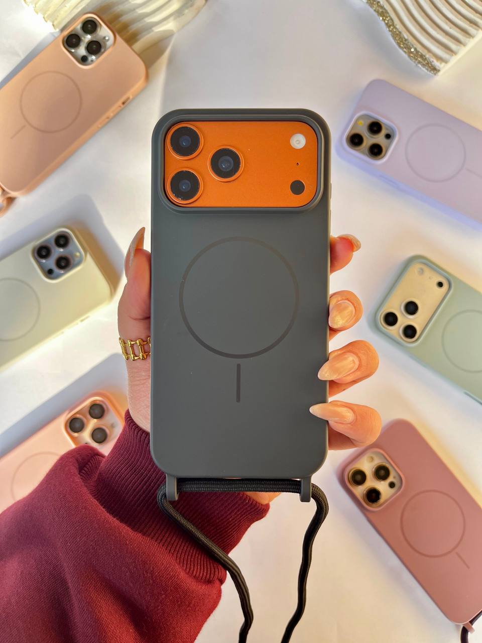 Silicone MagSafe Case with Hanger