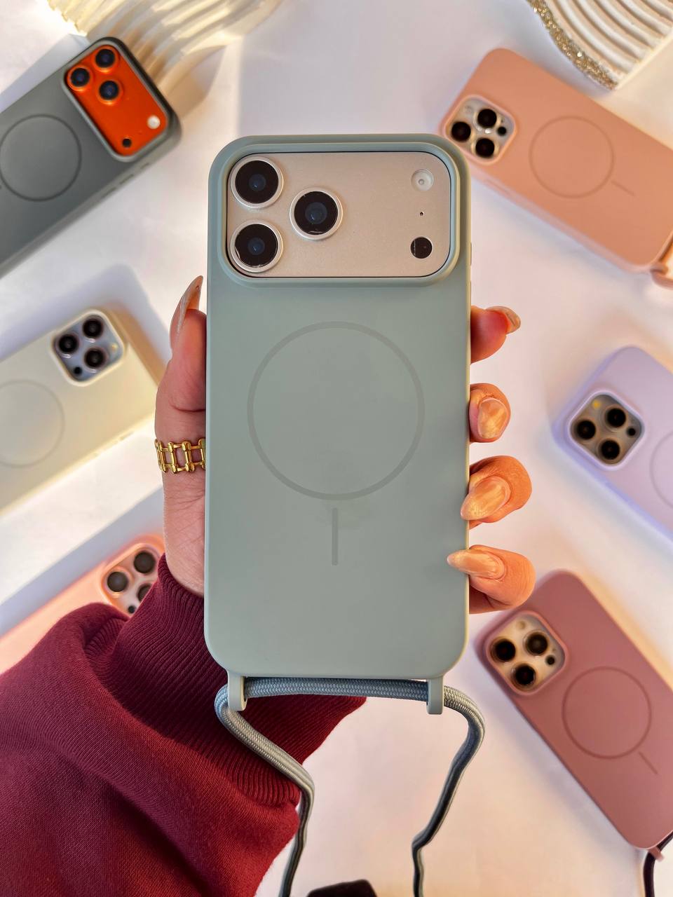 Silicone MagSafe Case with Hanger