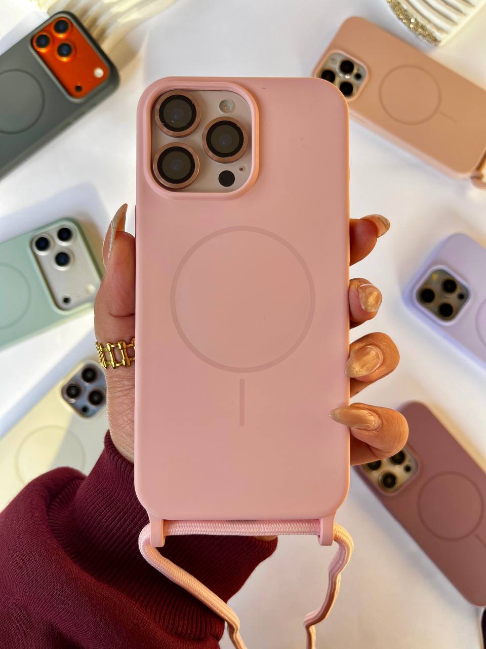 Silicone MagSafe Case with Hanger