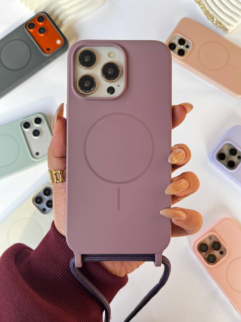 Silicone MagSafe Case with Hanger