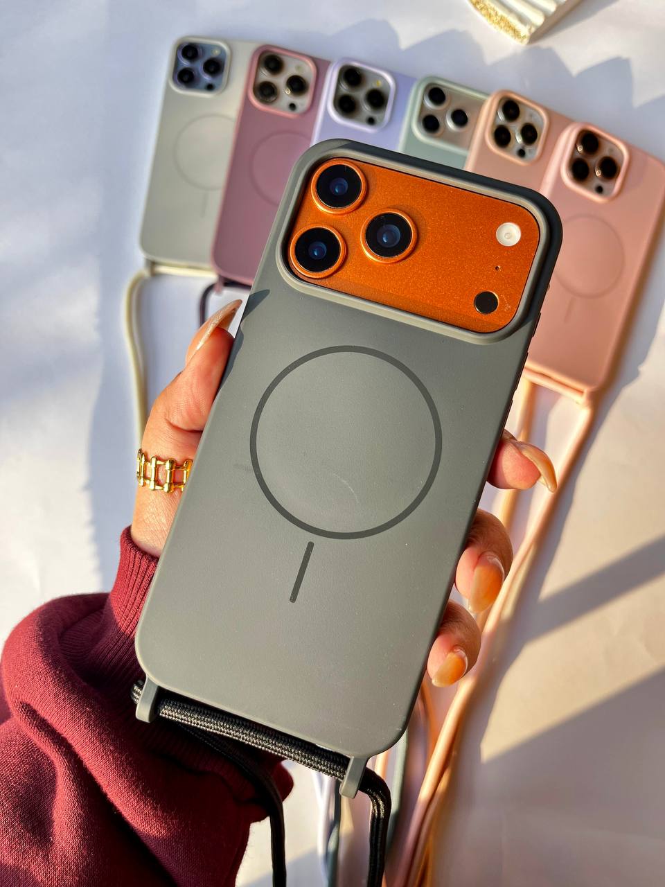 Silicone MagSafe Case with Hanger