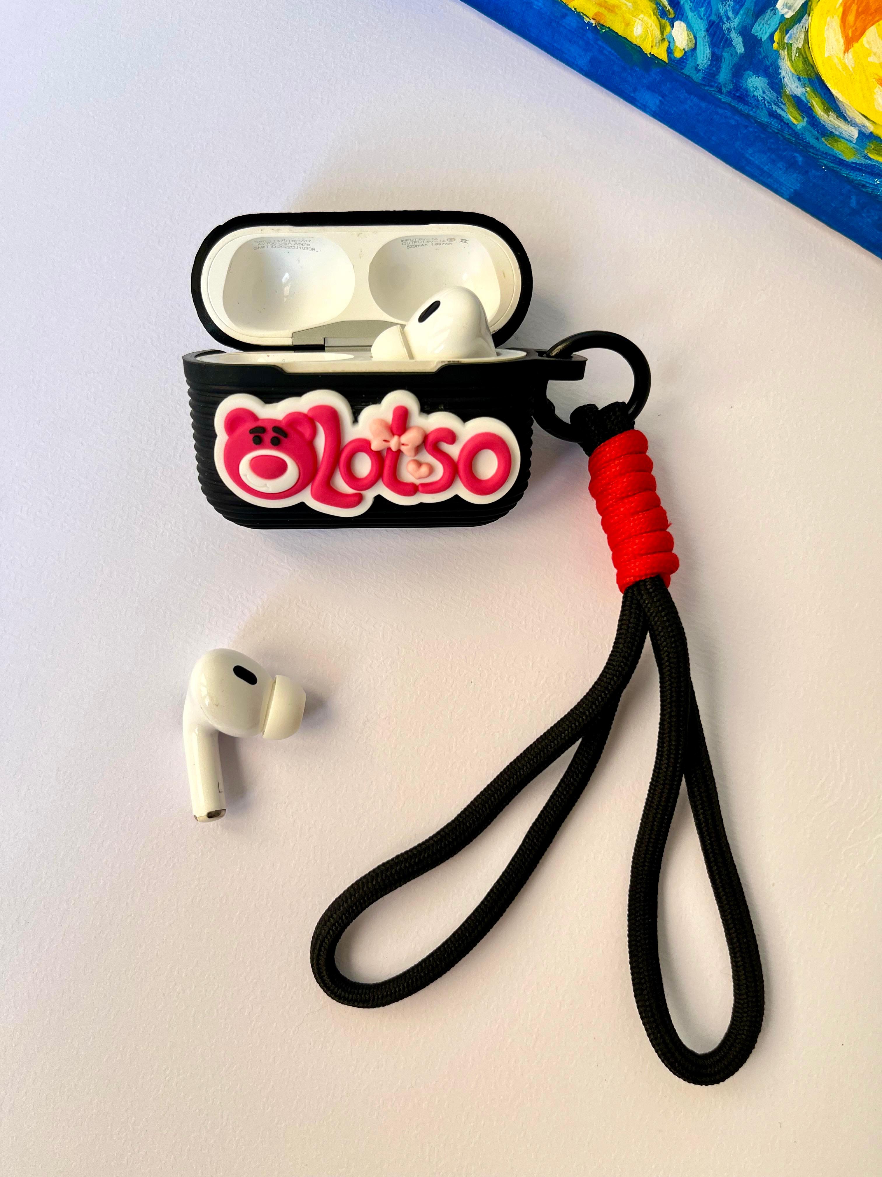 3D Striped Disney AirPods Case