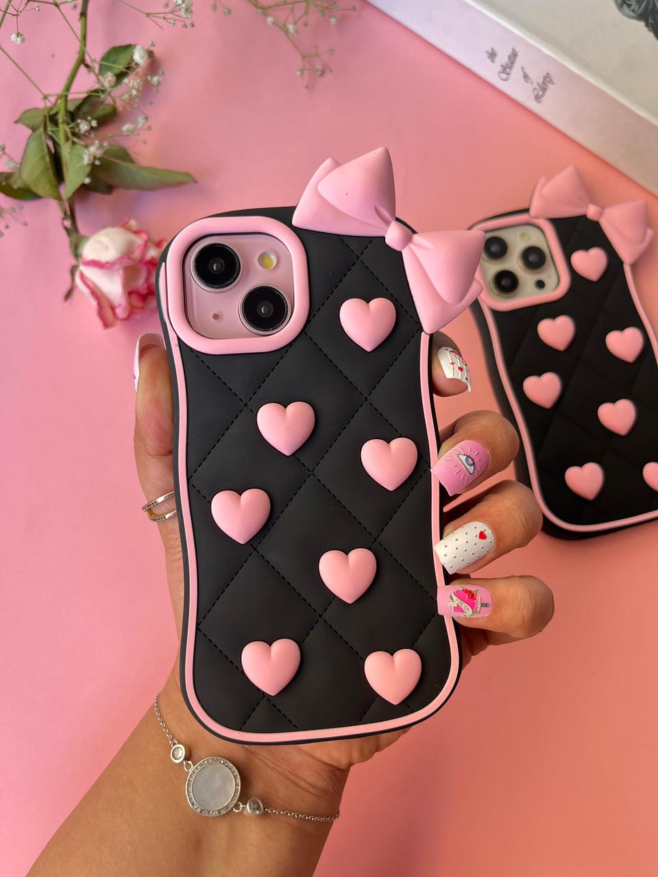 3D Pink Ribbon Case