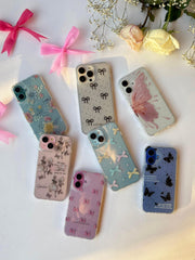 Transparent Glitter Case