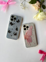 Transparent Glitter Case