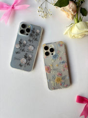 Transparent Glitter Case