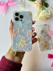 Transparent Glitter Case