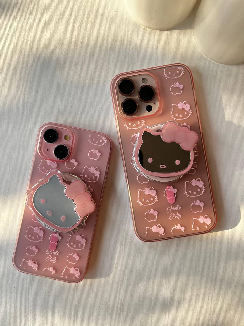 Transparent Matte Case with Popsocket