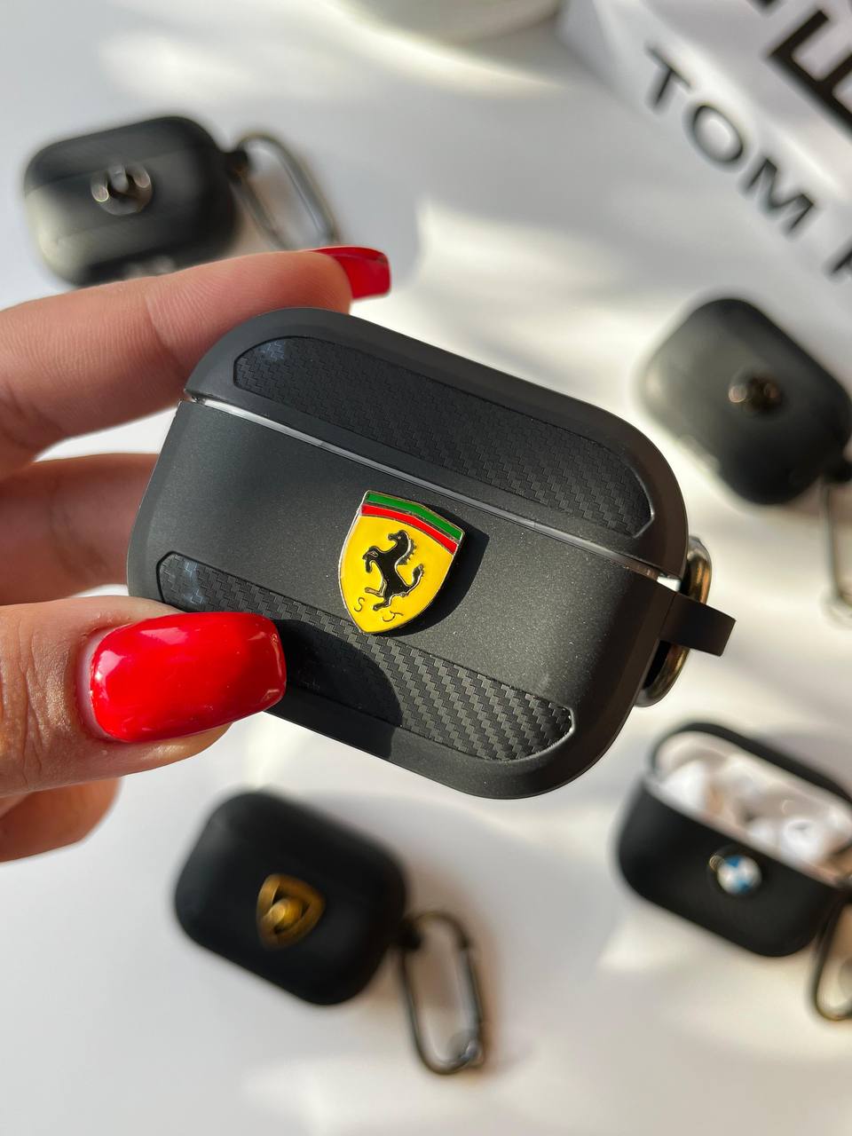 Black Auto AirPods Case