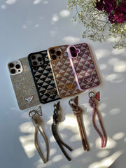 Crystal Prada Case With Hanger