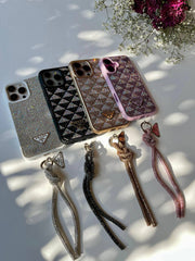 Crystal Prada Case With Hanger