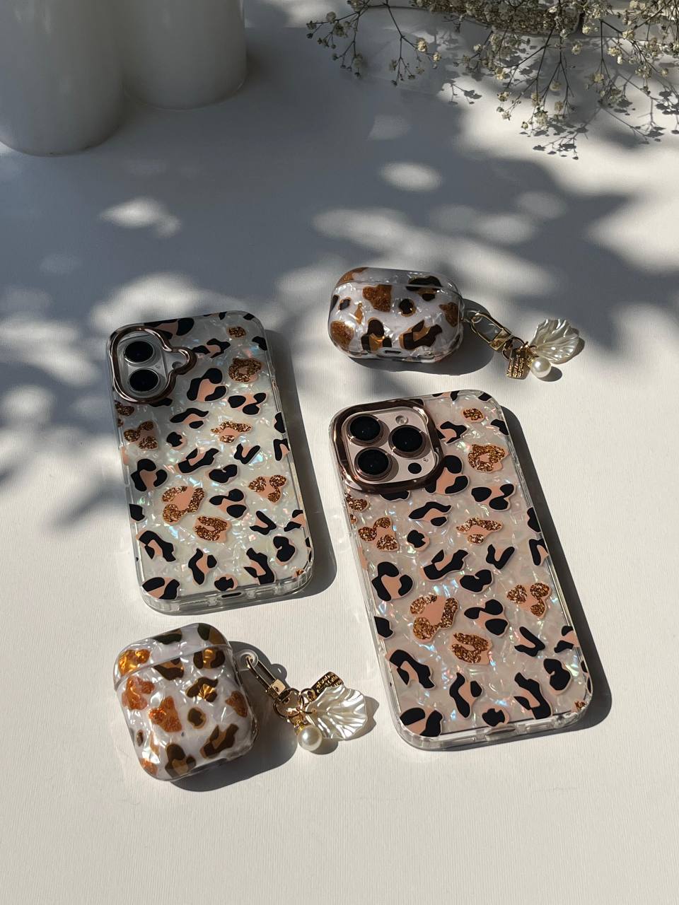 Luxury Leopard Marble Case