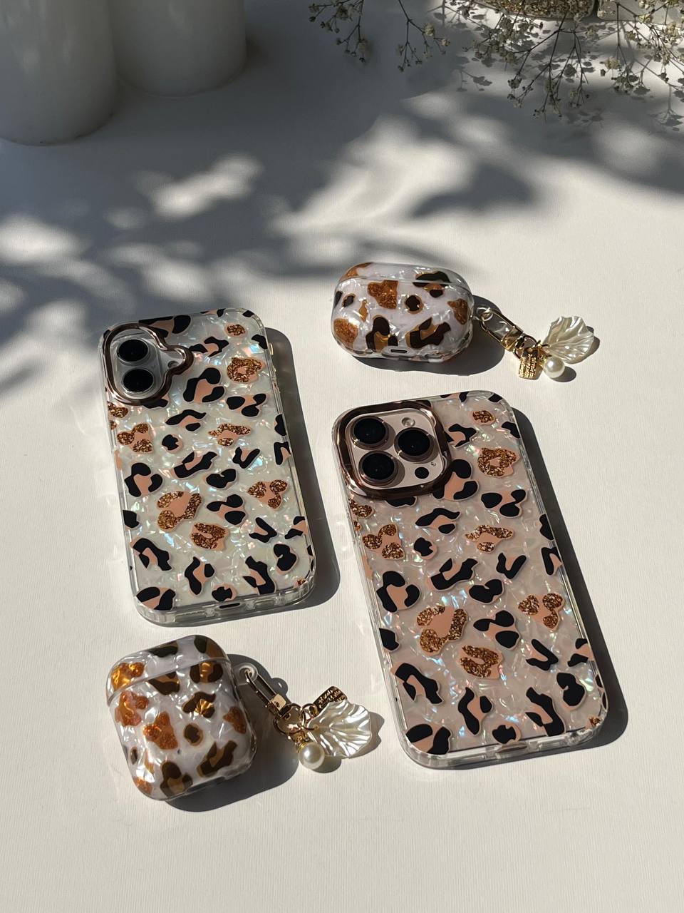 Luxury Leopard Marble Case