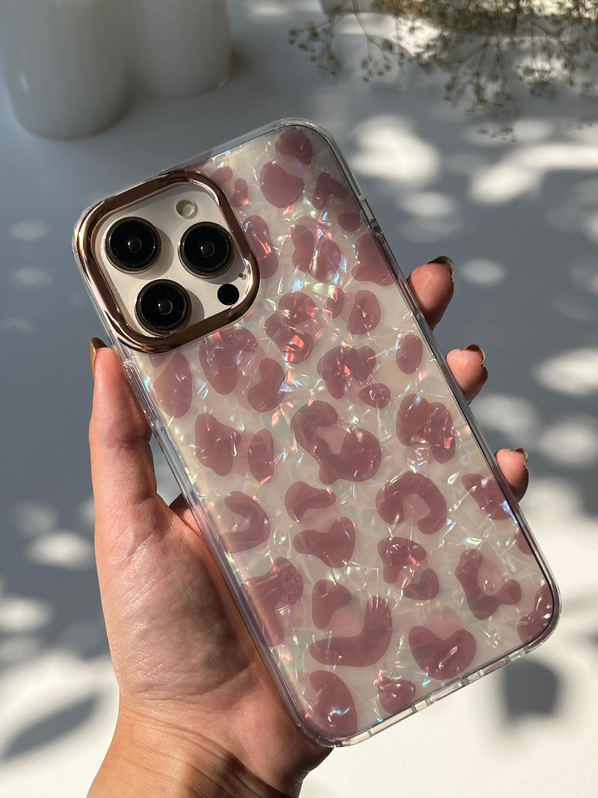 Luxury Leopard Marble Case