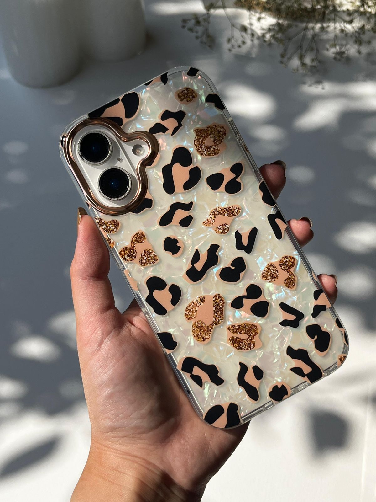 Luxury Leopard Marble Case