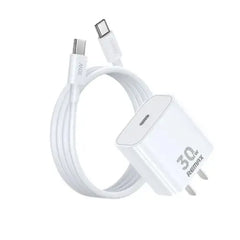 Remax Jane Series Fast Charger with 20W C-L Data Cable RP-U37