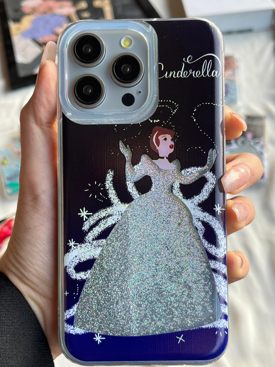 Disney Liquid Glitter Case