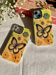 Butterfly 3D Case with Glitter Lens