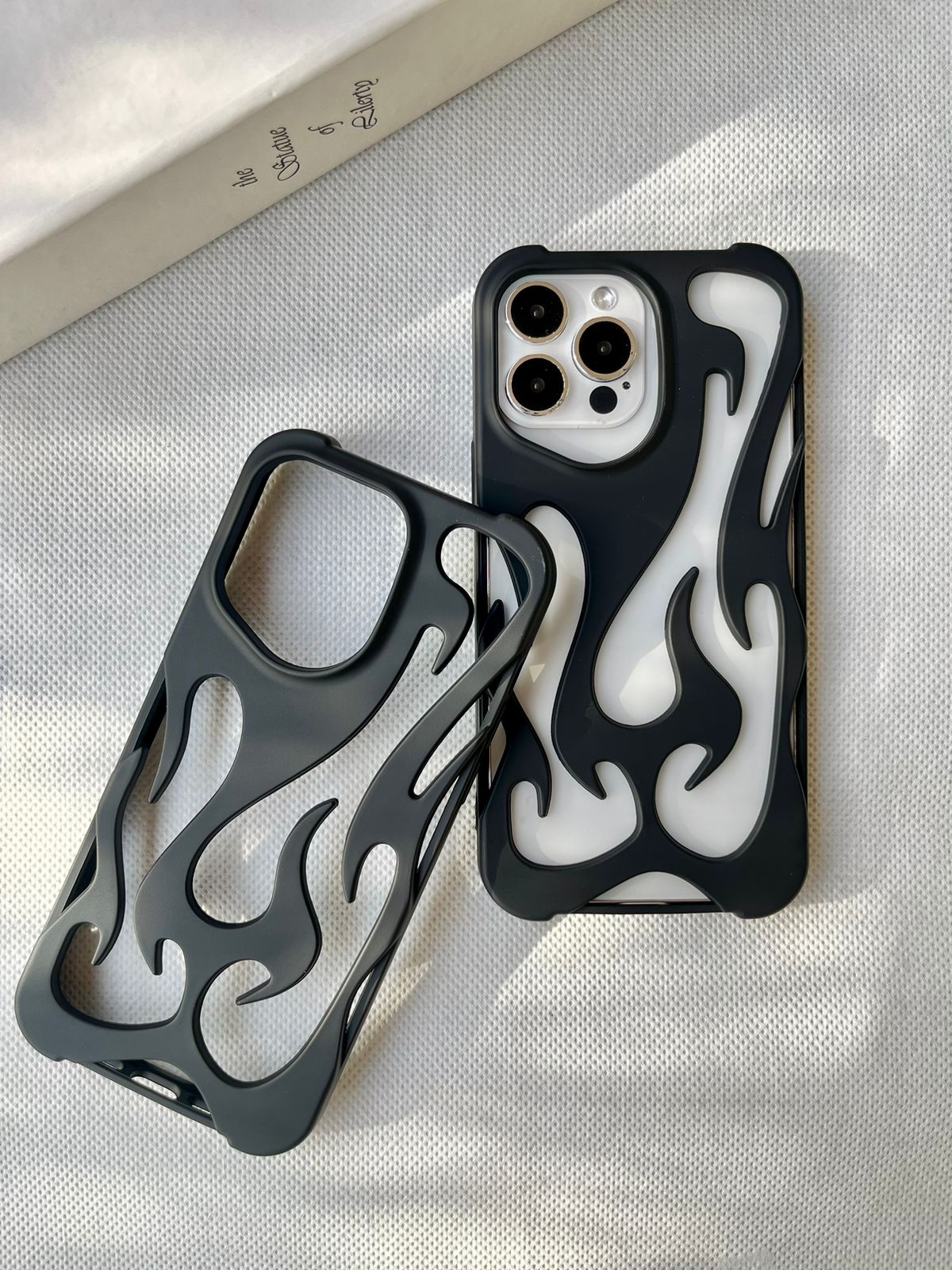 3D Flame Pattern Case