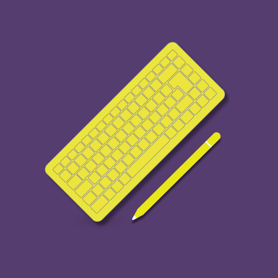 iPad Keyboard & Pens