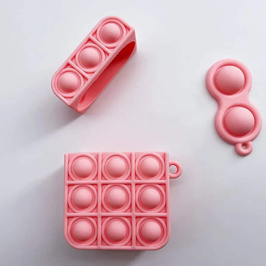 Pink Pop it AirPods Case