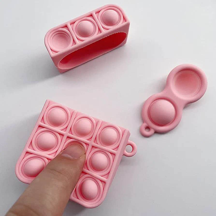 Pink Pop it AirPods Case