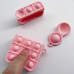 Pink Pop it AirPods Case