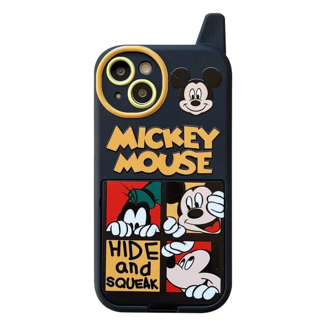 Mickey Mouse Phone with Mirror Case