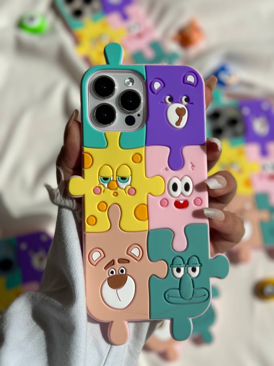 Cartoon Puzzle Case