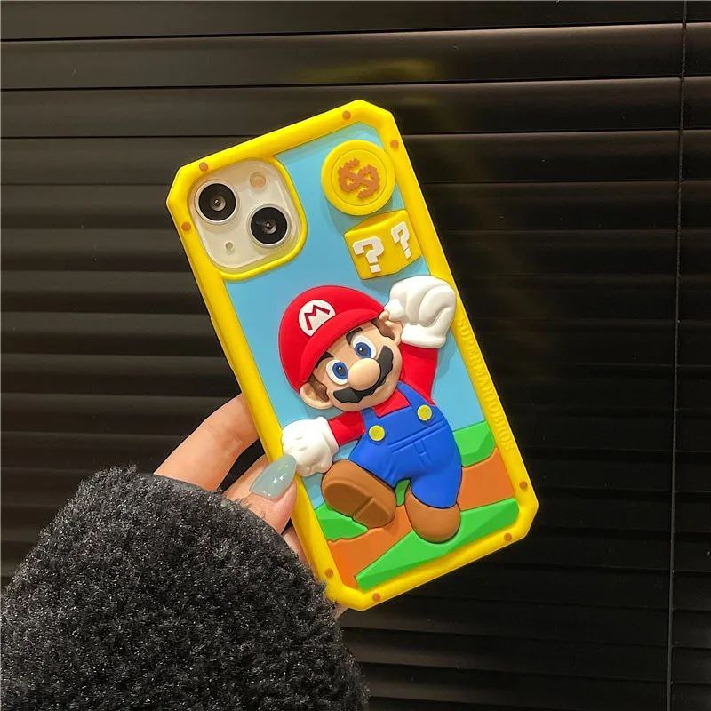 Fidget Super Mario Spinner Cion Case