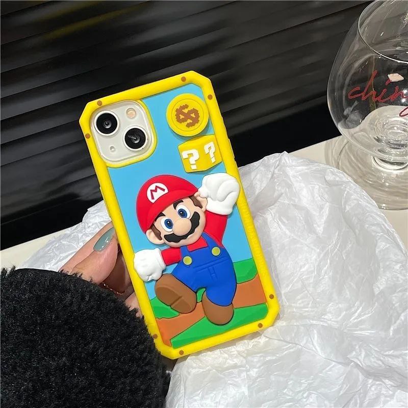 Fidget Super Mario Spinner Cion Case