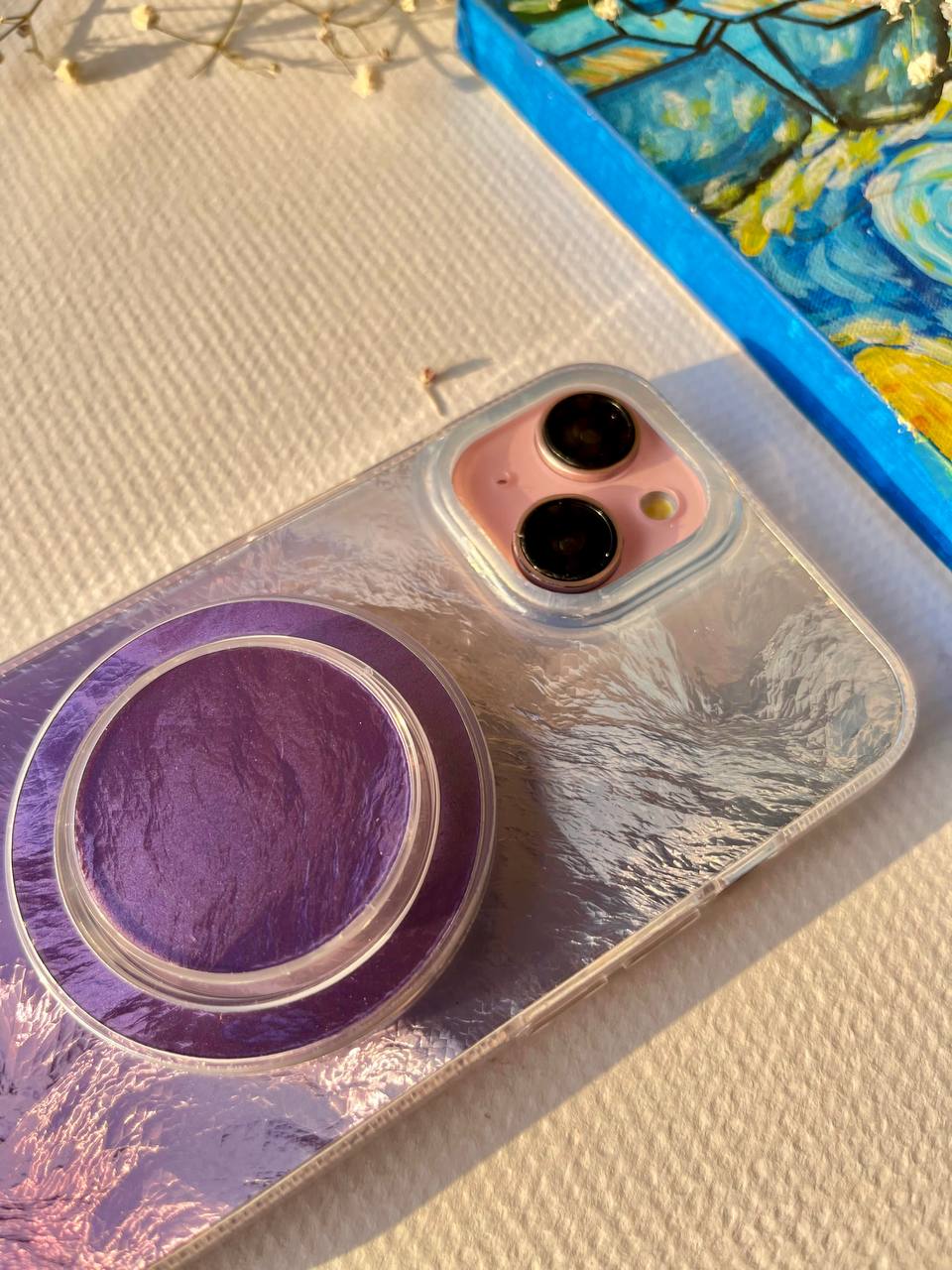 Multicolor MagSafe Case with Popsocket