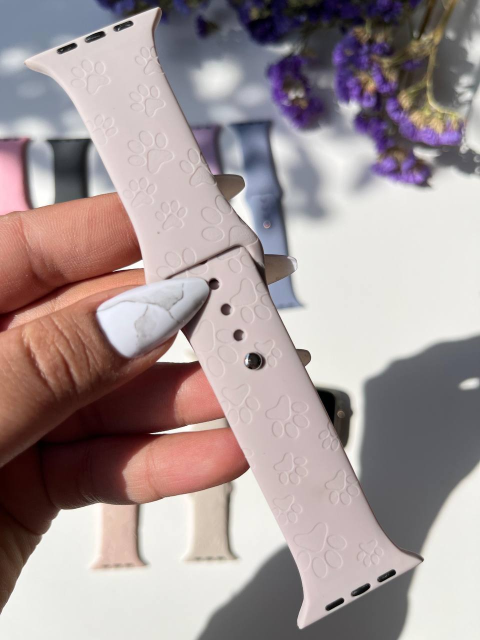 Carved Silicone Band