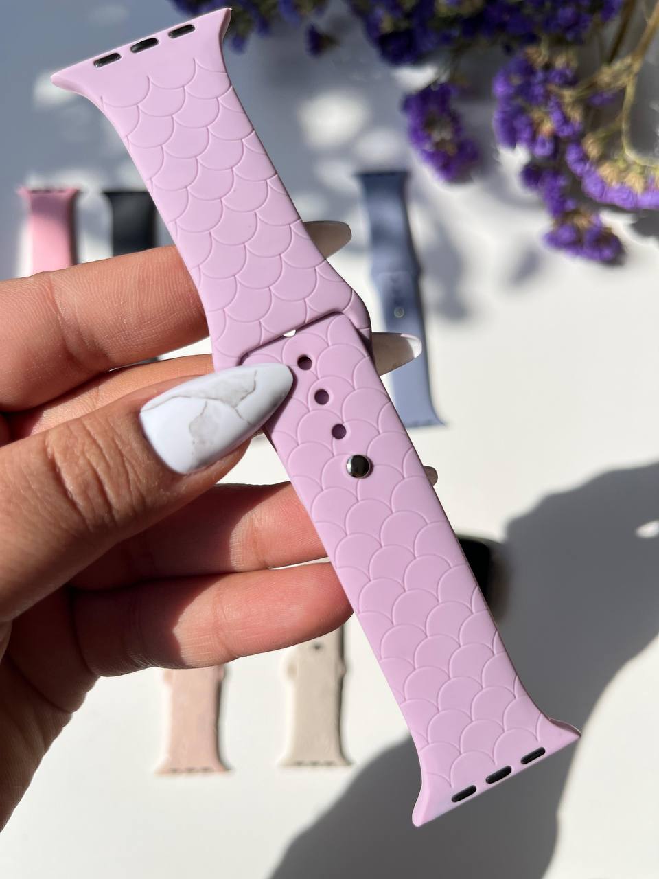 Carved Silicone Band