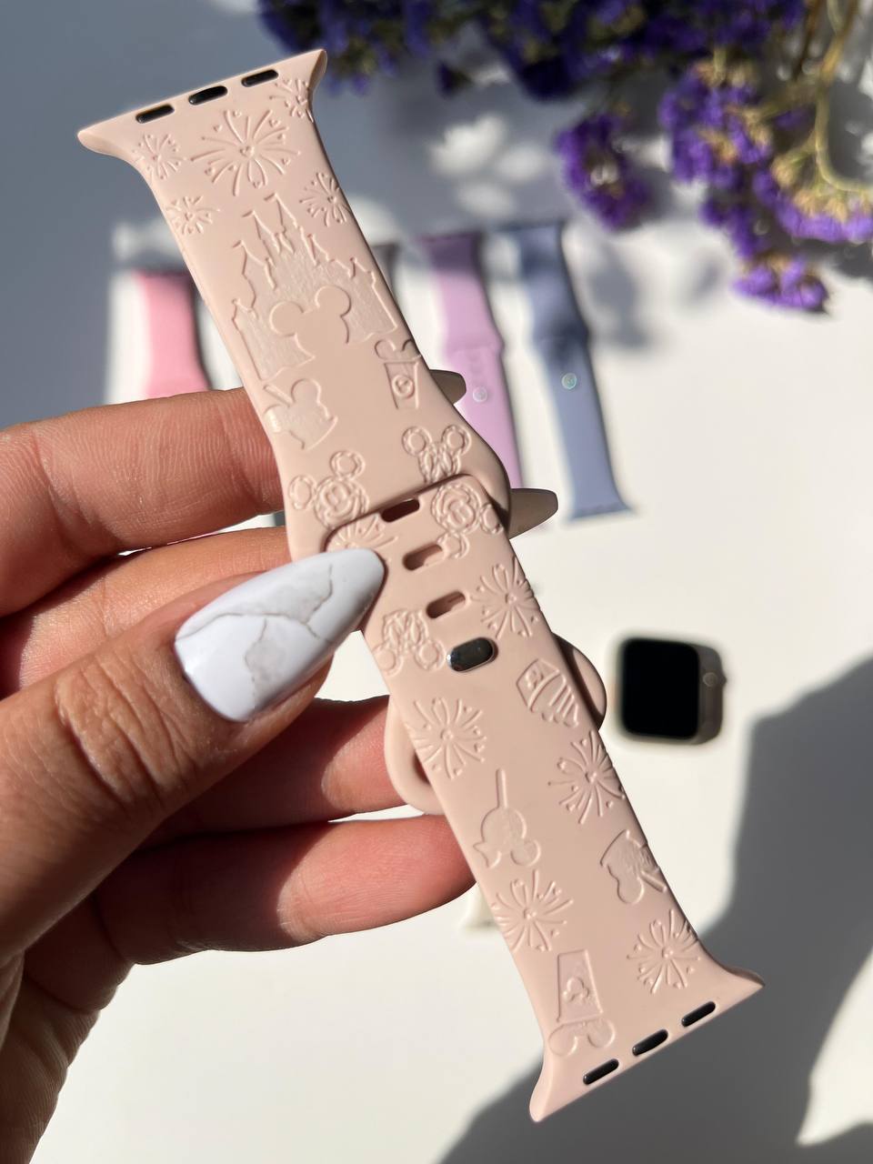 Carved Silicone Band