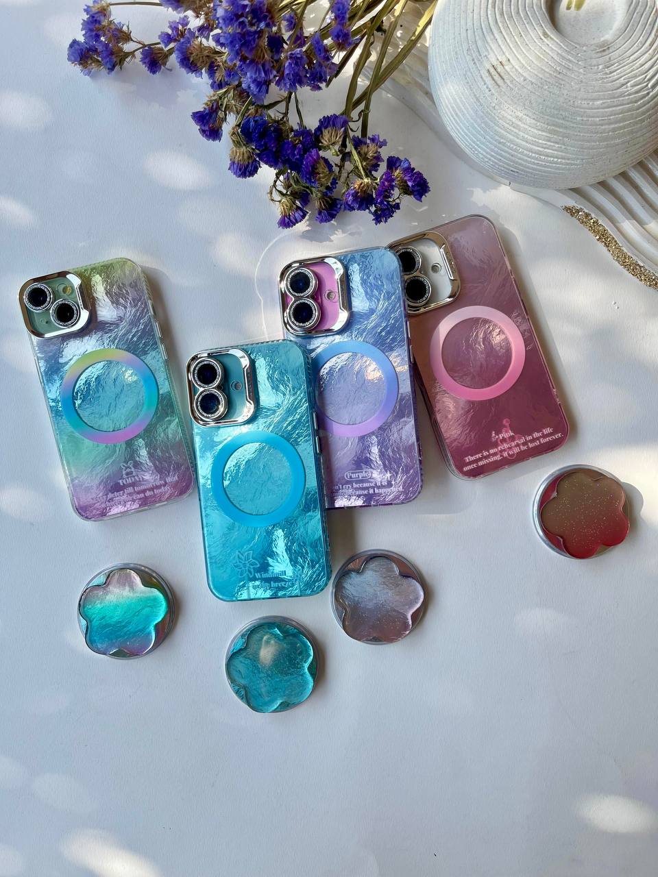 Floral with Popsocket Case – Karakeeb